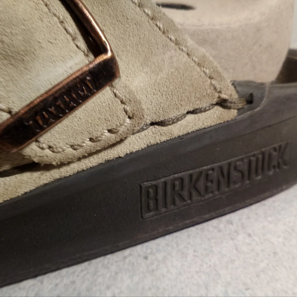 Birkenstock Boston Shearling Tan Clogs US sz. Men 10. Woman 11-11.5 - Picture 8 of 10